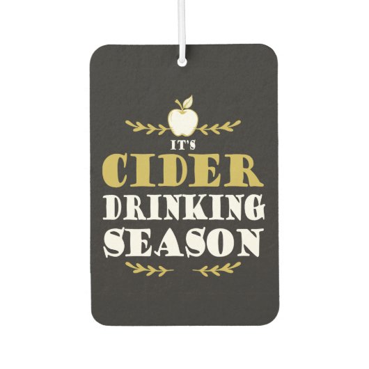 Grappige ambachtelijke ciderdrinker citaat luchtverfrisser (Voorkant)