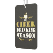 Grappige ambachtelijke ciderdrinker citaat luchtverfrisser (Links)