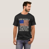 Grappige Ambulance Driver Superhero  T-shirt voor  (Voorkant volledig)