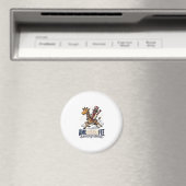 Grappige Amerigiraffee Patriottische Giraffe Hot D Magneet (Insitu (Vaatwasser))