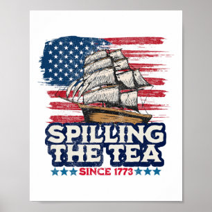 Grappige Amerikaanse geschiedenisleraar Boston die Poster