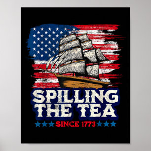 Grappige Amerikaanse Geschiedenisleraar Boston Sch Poster