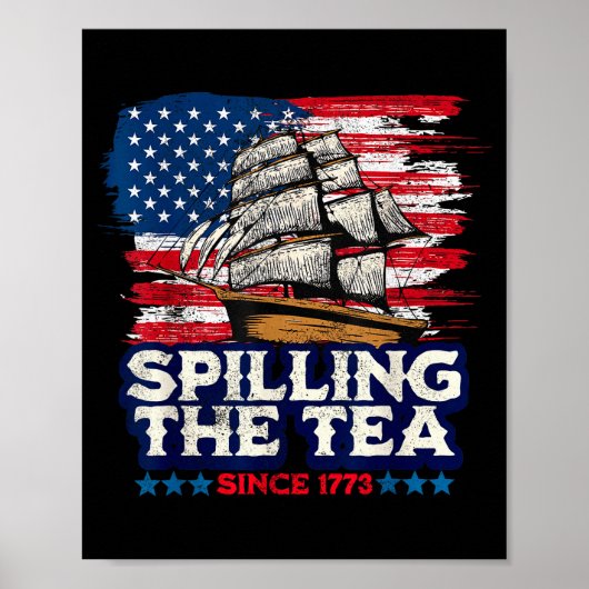 Grappige Amerikaanse Geschiedenisleraar Boston Sch Poster (Voorkant)