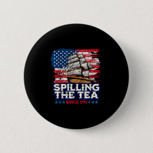 Grappige Amerikaanse Geschiedenisleraar Boston Sll Ronde Button 5,7 Cm