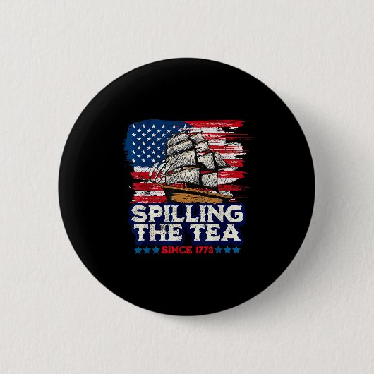 Grappige Amerikaanse Geschiedenisleraar Boston Sll Ronde Button 5,7 Cm (Voorkant)