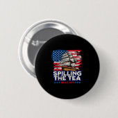 Grappige Amerikaanse Geschiedenisleraar Boston Sll Ronde Button 5,7 Cm (Voorkant /achterkant)