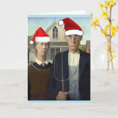 GRAPPIGE AMERIKAANSE GOTISCHE KERSTKAARTEN KAART (Gele Bloem)