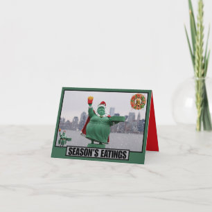 Grappige Amerikaanse kerstkaart voor Amerikaanse d Kaart