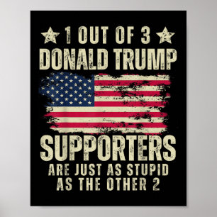Grappige Amerikaanse kiezers Verenigde Staten Patr Poster