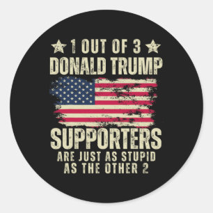 Grappige Amerikaanse kiezers Verenigde Staten Patr Ronde Sticker