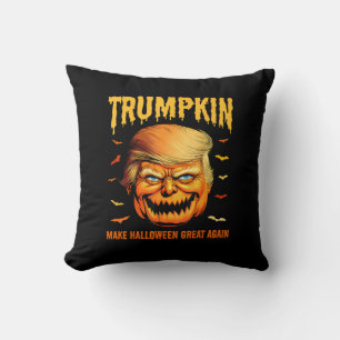 Grappige Amerikaanse pompoen Trumpkin maken Hallow Kussen