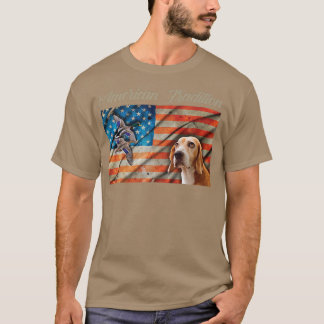 Grappige Amerikaanse Traditie Eend Jagende Hond T-shirt