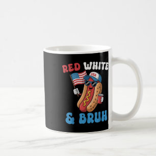 Grappige Amerikaanse vlag 4 juli Patriottische Red Koffiemok