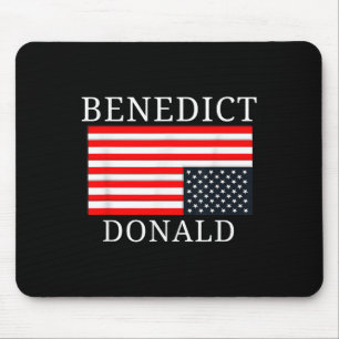 Grappige Amerikaanse vlag Benedict Donald Anti Tru Muismat