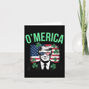 Grappige Amerikaanse vlag Donald Trump St Kaart