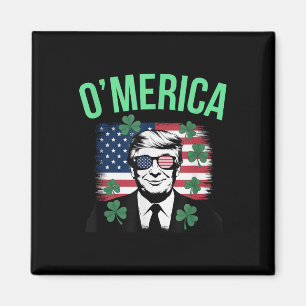 Grappige Amerikaanse vlag Donald Trump St Magneet