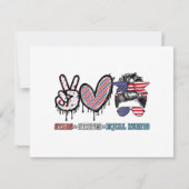 Grappige Amerikaanse vlag patriottisch (Voorkant)