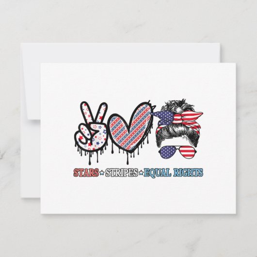 Grappige Amerikaanse vlag patriottisch (Voorkant)