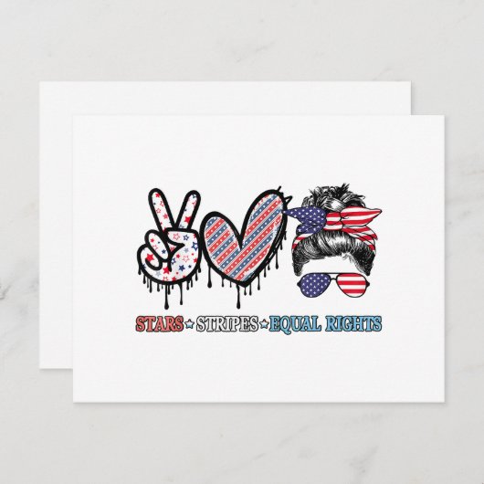 Grappige Amerikaanse vlag patriottisch (Voorkant / Achterkant)