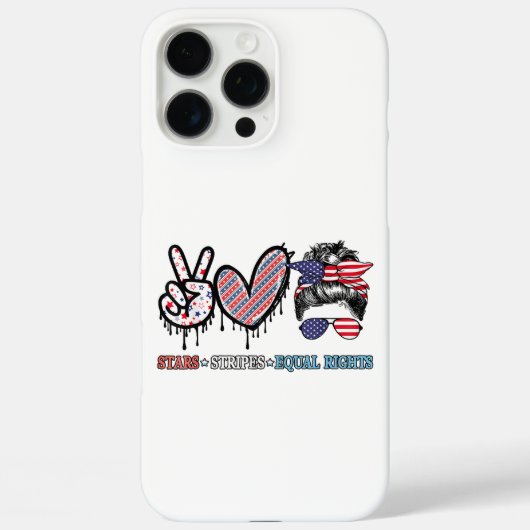 Grappige Amerikaanse vlag Patriottisch Case-Mate iPhone Case (Achterkant)