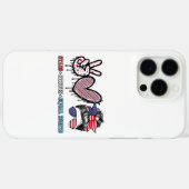 Grappige Amerikaanse vlag Patriottisch Case-Mate iPhone Case (Achterkant (horizontaal))