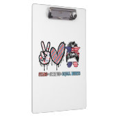 Grappige Amerikaanse vlag patriottisch Klembord (Rechts)