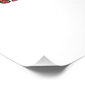 Grappige Amerikaanse vlag patriottisch Perfect Poster (Hoek)