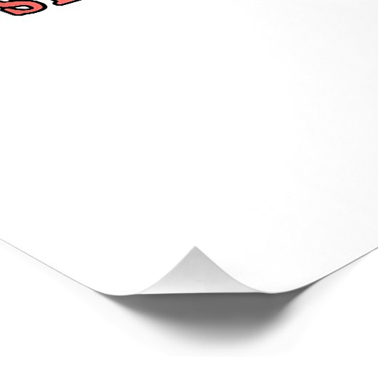 Grappige Amerikaanse vlag patriottisch Perfect Poster (Hoek)