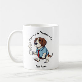 Grappige Amerikaanse Water Spaniel Zakelijke Pak K Koffiemok