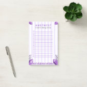 Grappige Amethyst Kristal Takenlijst Post-it® Notes (Kantoor)