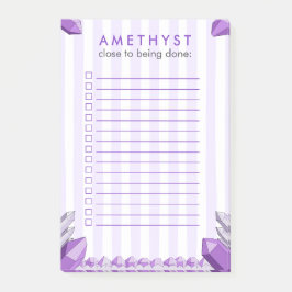 Grappige Amethyst Kristal Takenlijst Post-it® Notes