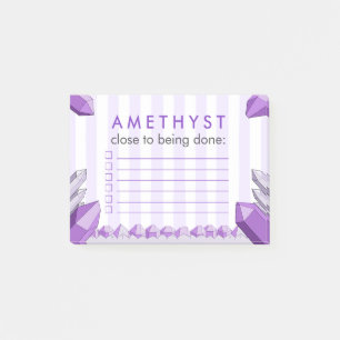 Grappige Amethyst Kristal Takenlijst Post-it® Notes
