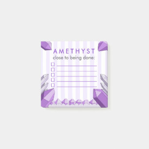 Grappige Amethyst Kristal Takenlijst Post-it® Notes