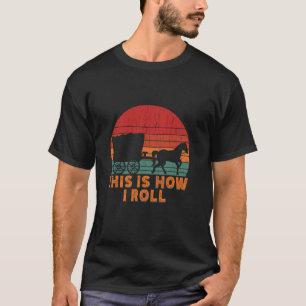 Grappige Amish Paard & Buggy Dit Is Hoe Ik Rijd La T-shirt