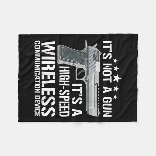 Grappige Ammo Pistool Liefhebbers Gezegde Pistool  Fleece Deken (Voorkant (Horizontaal))