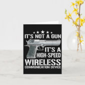 Grappige Ammo Pistool Liefhebbers Gezegde Pistool  Kaart (Gele Bloem)