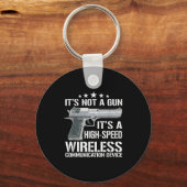 Grappige Ammo Pistool Liefhebbers Gezegde Pistool Sleutelhanger (Voorkant)