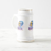 grappige anananas bierpul (Voorkant links)