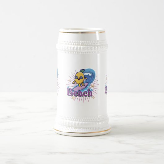 grappige anananas bierpul (Center)