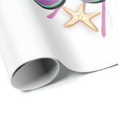 grappige anananas cadeaupapier (Rol Hoek)