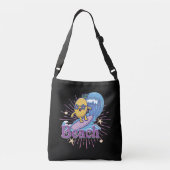 grappige anananas crossbody tas (Achterkant)
