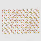 grappige anananas golfhanddoek (Horizontaal)
