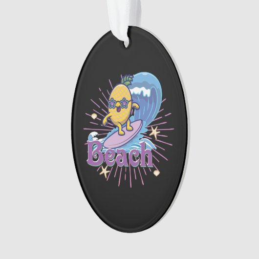 grappige anananas ornament (voorkant)