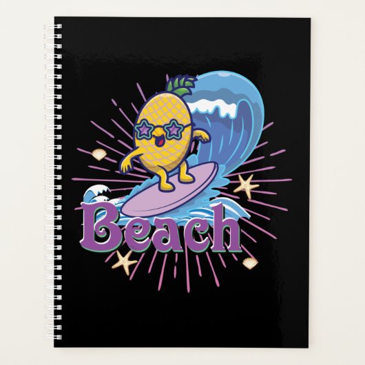 grappige anananas planner (Voorkant)