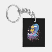 grappige anananas sleutelhanger (Voorkant Links)