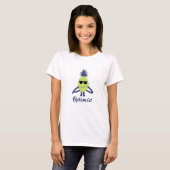 Grappige ananas kunst t-shirt (Voorkant volledig)