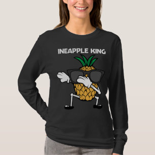 Grappige ananas kunst voor mannen papa fruit zomer t-shirt