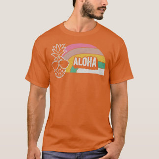 Grappige ananas liefhebber Aloha tropische zomer v T-shirt