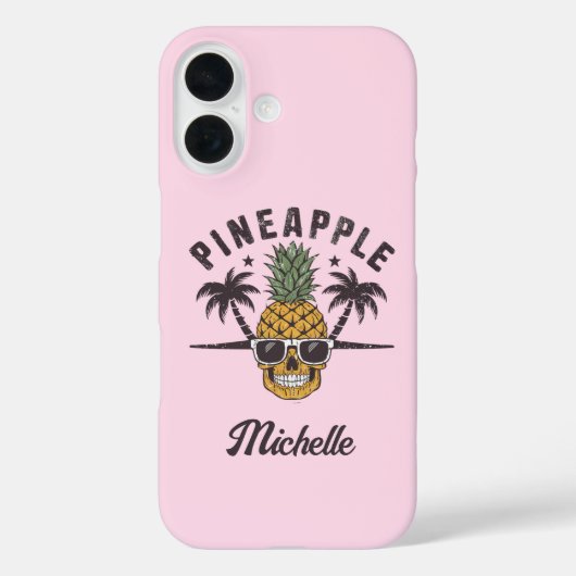 Grappige ananas met zonnebril Persoonlijk    Case-Mate iPhone Case (Achterkant)
