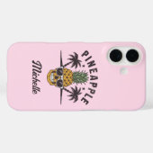Grappige ananas met zonnebril Persoonlijk    Case-Mate iPhone Case (Achterkant (horizontaal))